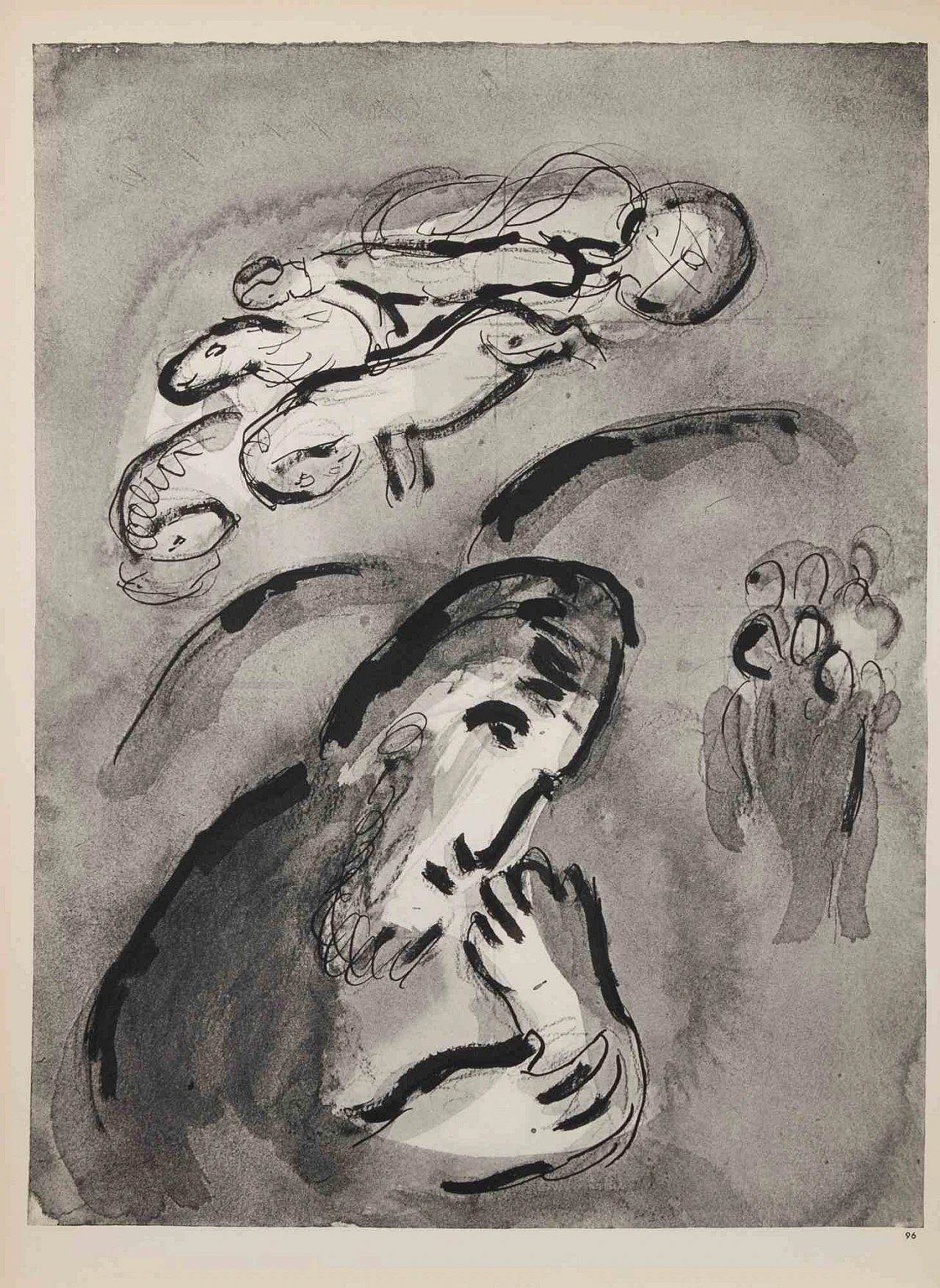 Marc Chagall, The Candlestick of Zachary, Heliogravure 1960s-1970s 2