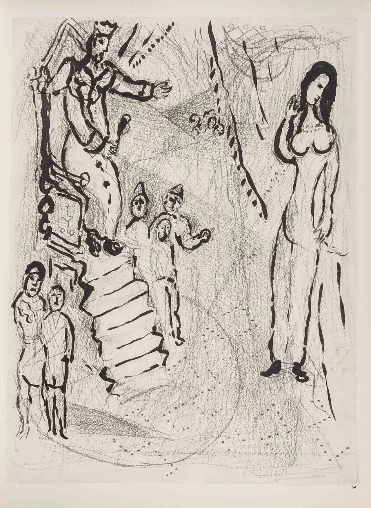 Marc Chagall, The King and the Woman, Heliogravure 1960s-1970s 2