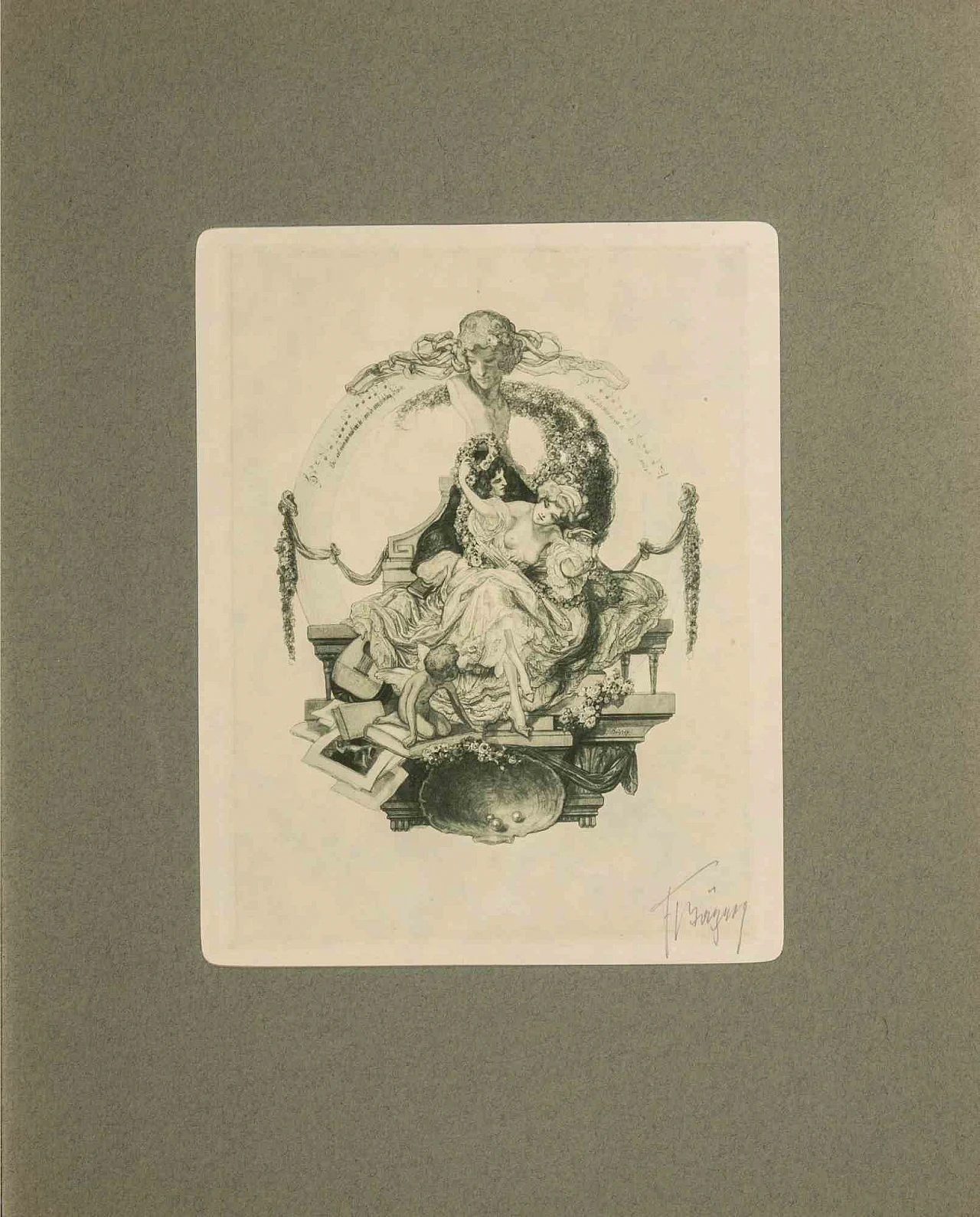 Franz Von Bayros (Choisy Le Conin), Bayros-Mappe III, Heliogravure 1900-1910s 2