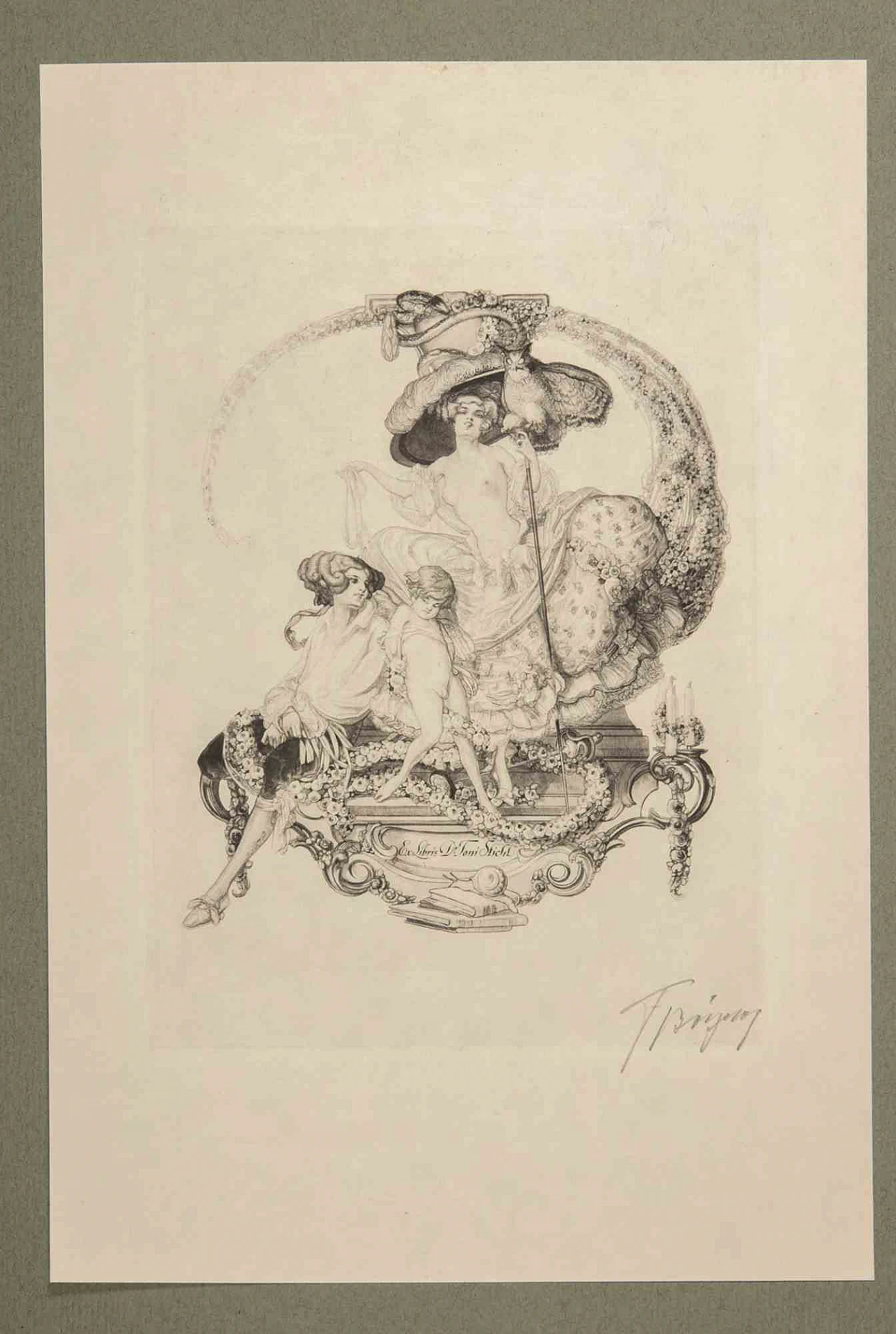 Franz Von Bayros (Choisy Le Conin), Bayros-Mappe III, Heliogravure 1900-1910s 1