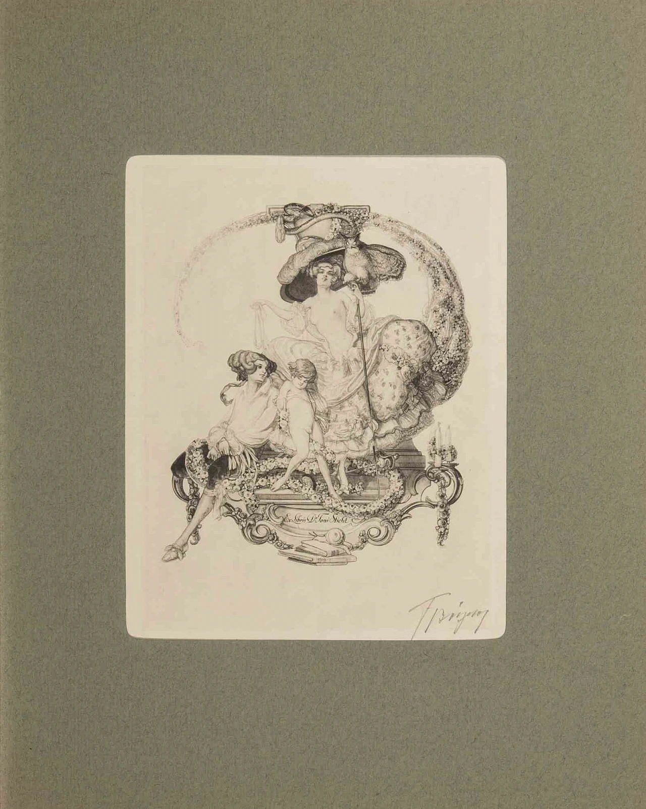 Franz Von Bayros (Choisy Le Conin), Bayros-Mappe III, Heliogravure 1900-1910s 2