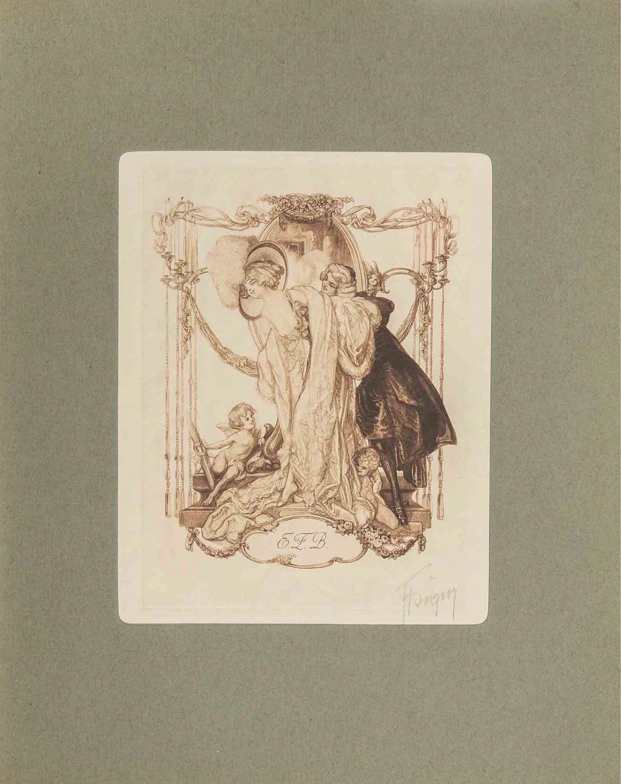 Franz Von Bayros (Choisy Le Conin), Bayros-Mappe III, Heliogravure 1900-1910s 2