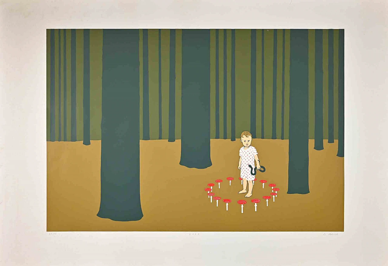 Bohdan Hostinak, The Forest, Screenprint 1980s-1990s 1