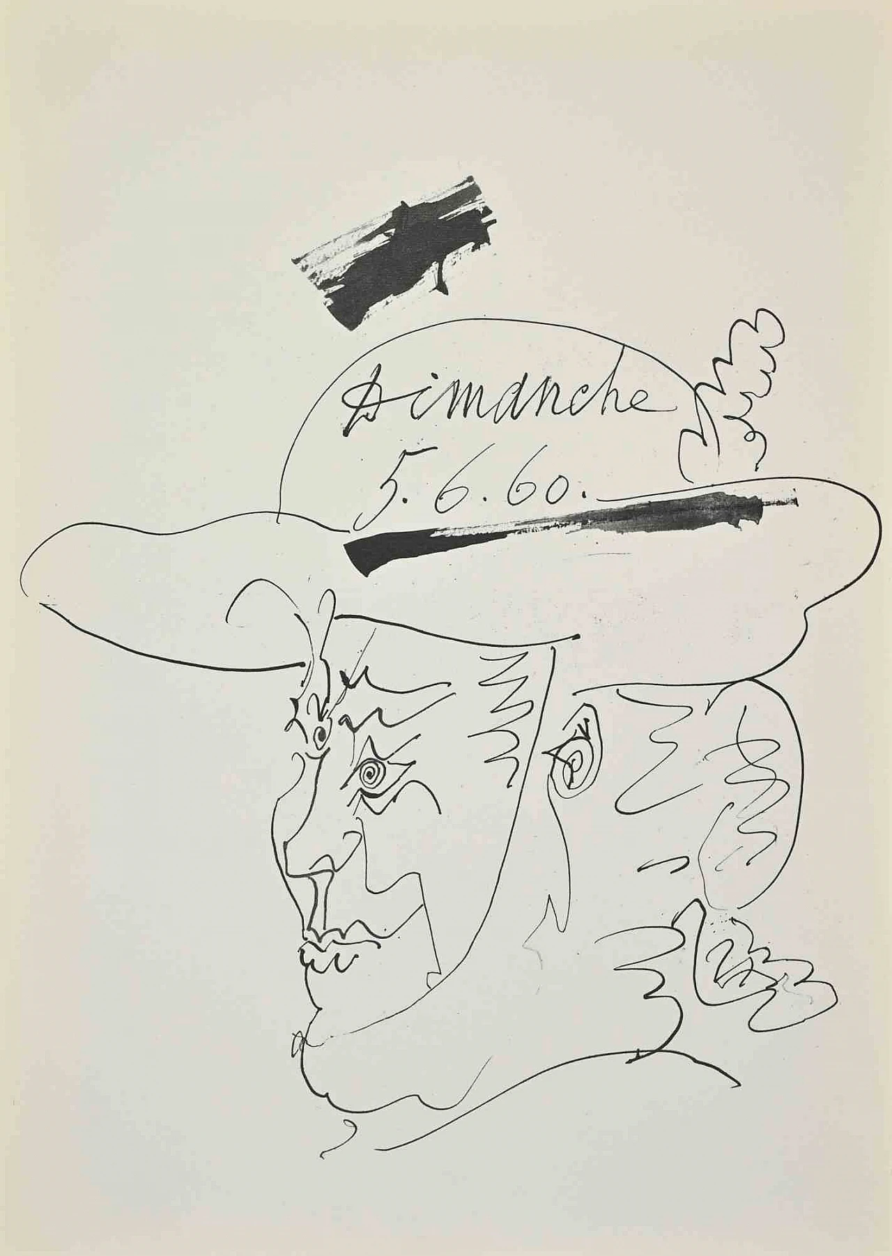 Pablo Picasso (dopo), Tête de Picador, Fotolitografia 1960-1979 1
