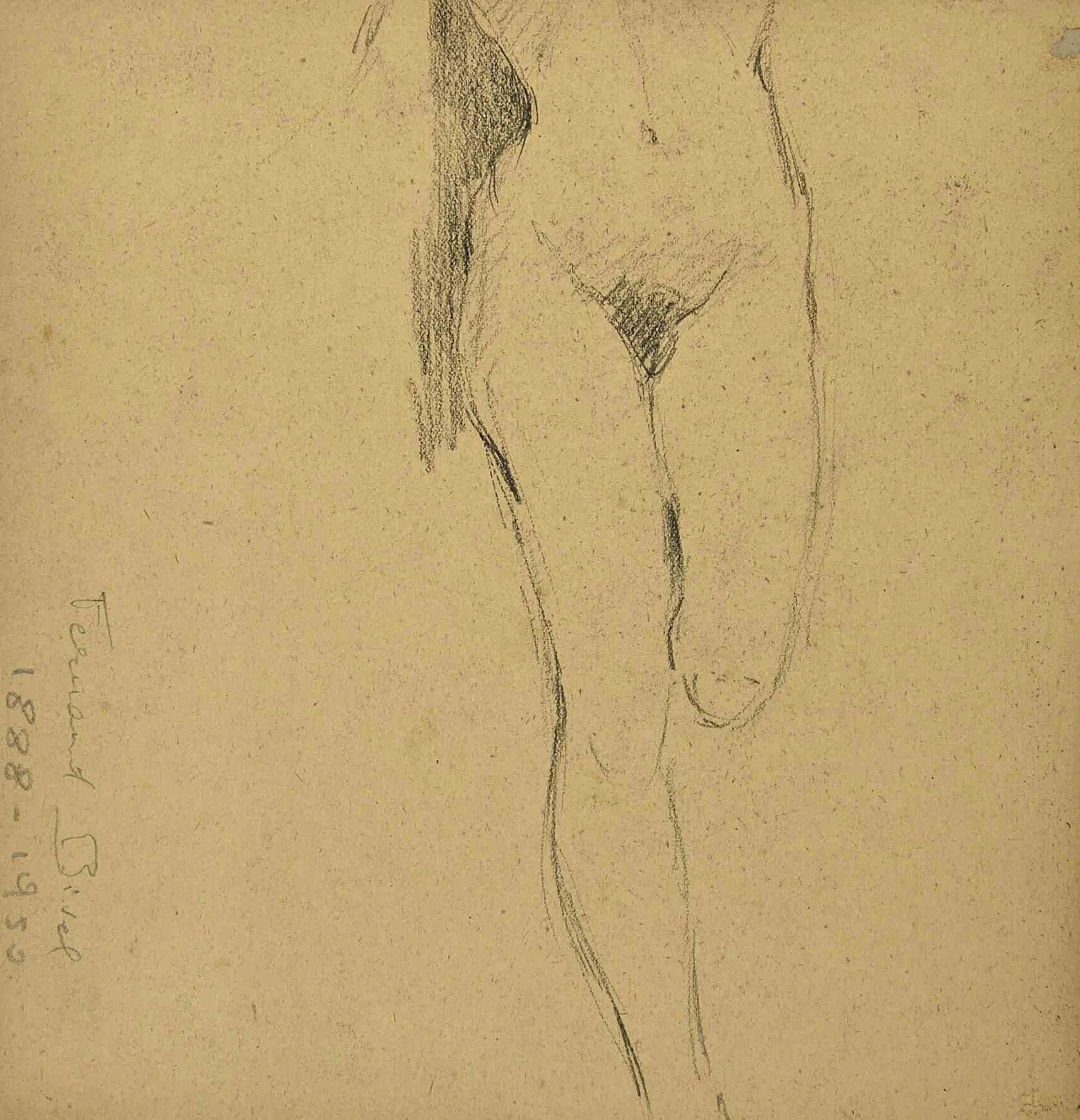 Fernand Bivel, La carrozza e il cavallo, disegno Anni 2000 2