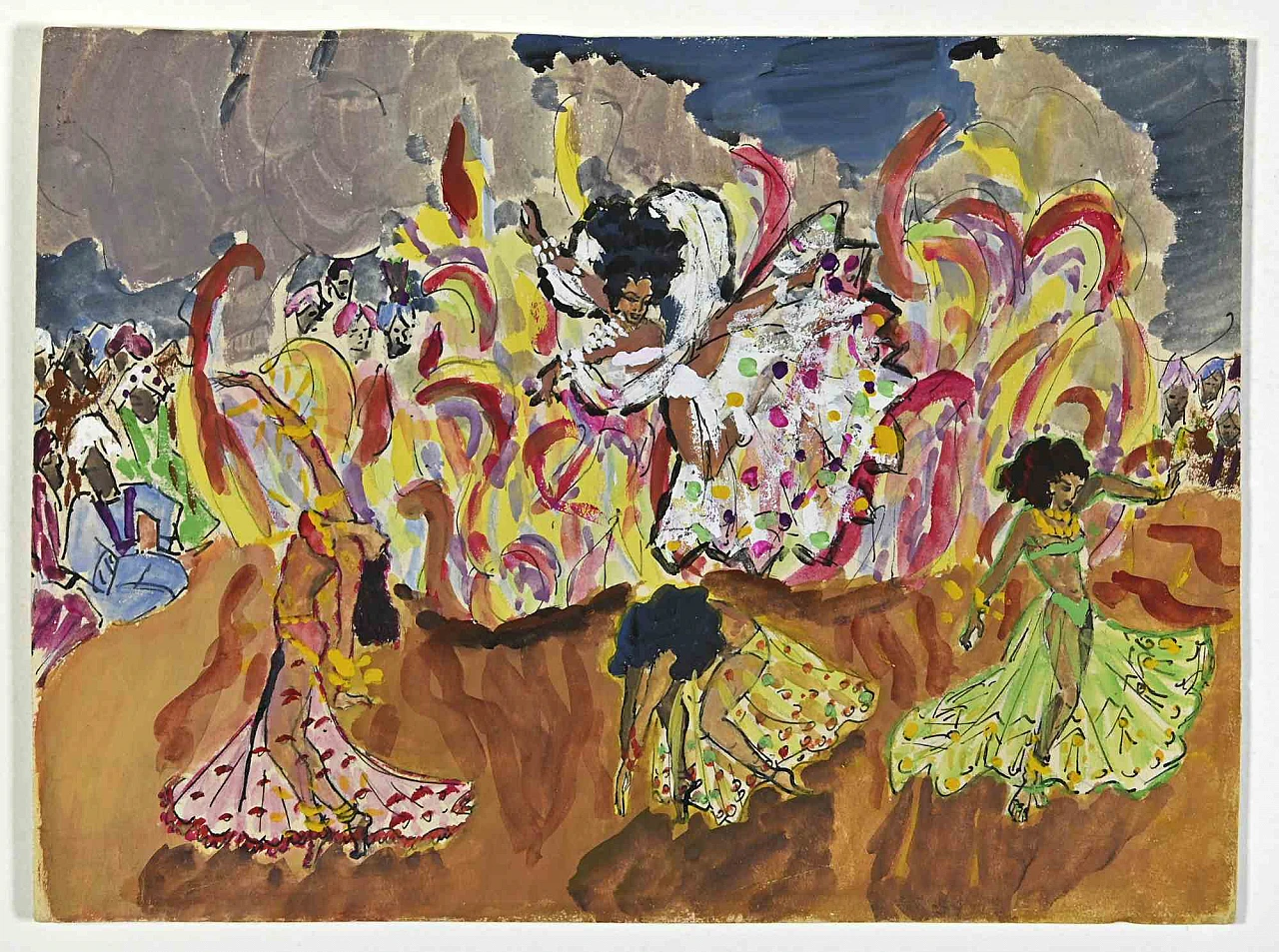 La danza, disegno disegno-inchiostro acquerello Anni 2000 1