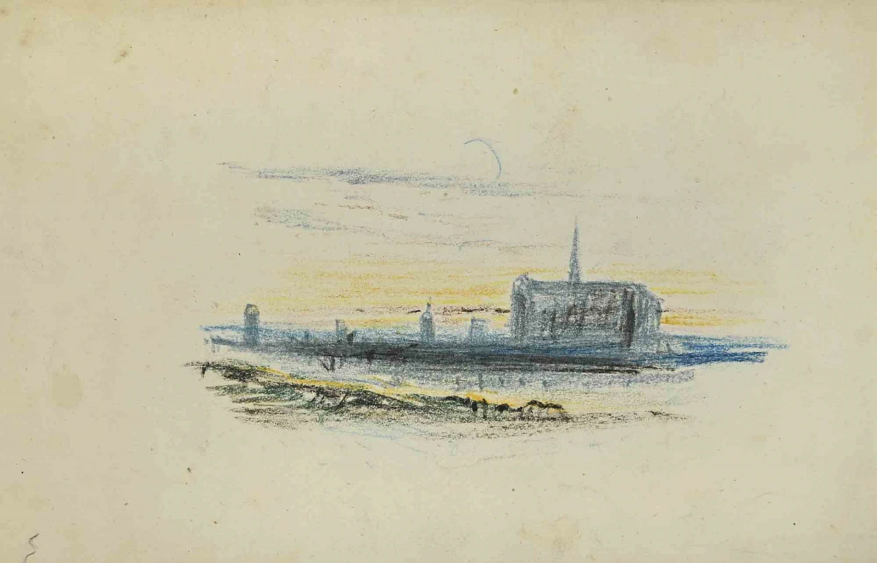 Marcel Guillard, La cattedrale, disegno Anni 2000 1