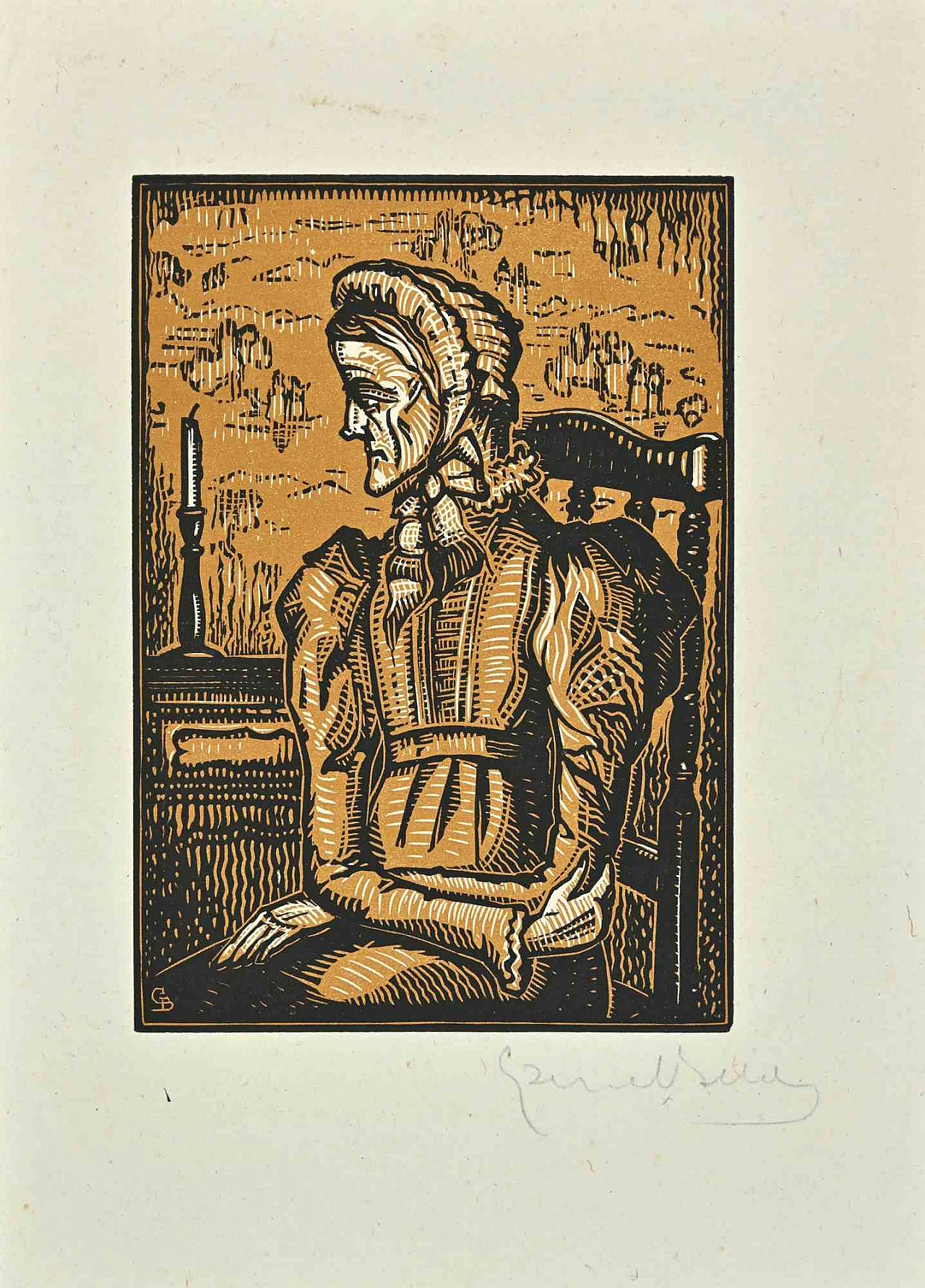 n.a., figura, xilografia Anni 2000 1