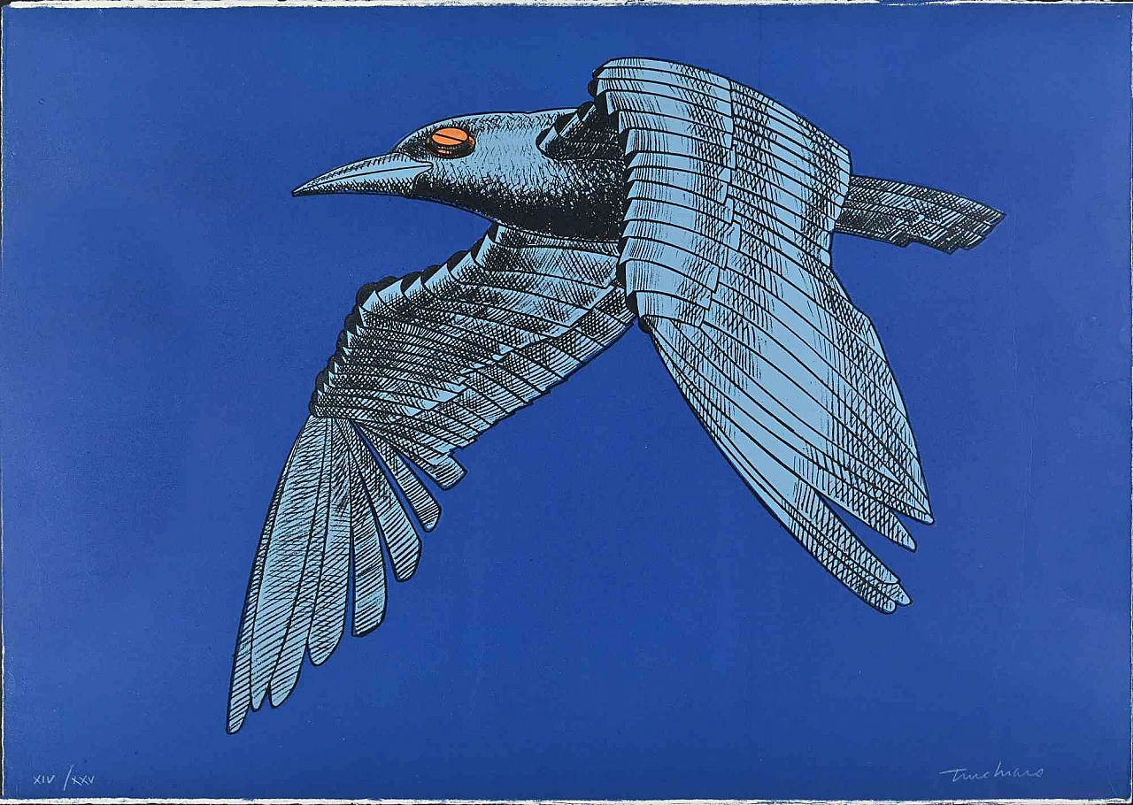 Aldo Turchiaro, Bird, Lithograph 1980s-1990s 1
