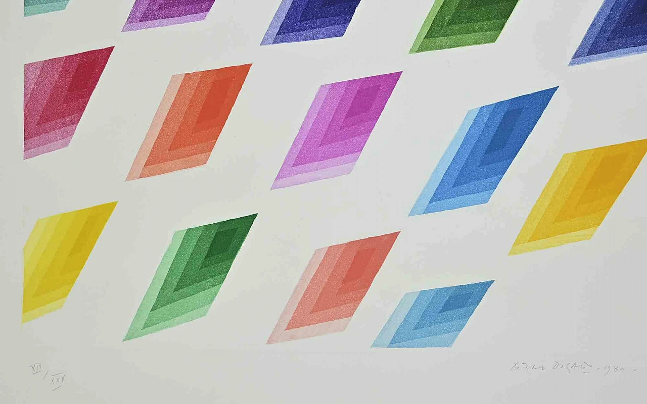 Piero Dorazio, Nuances, Etching Aquatint 1980s-1990s 2