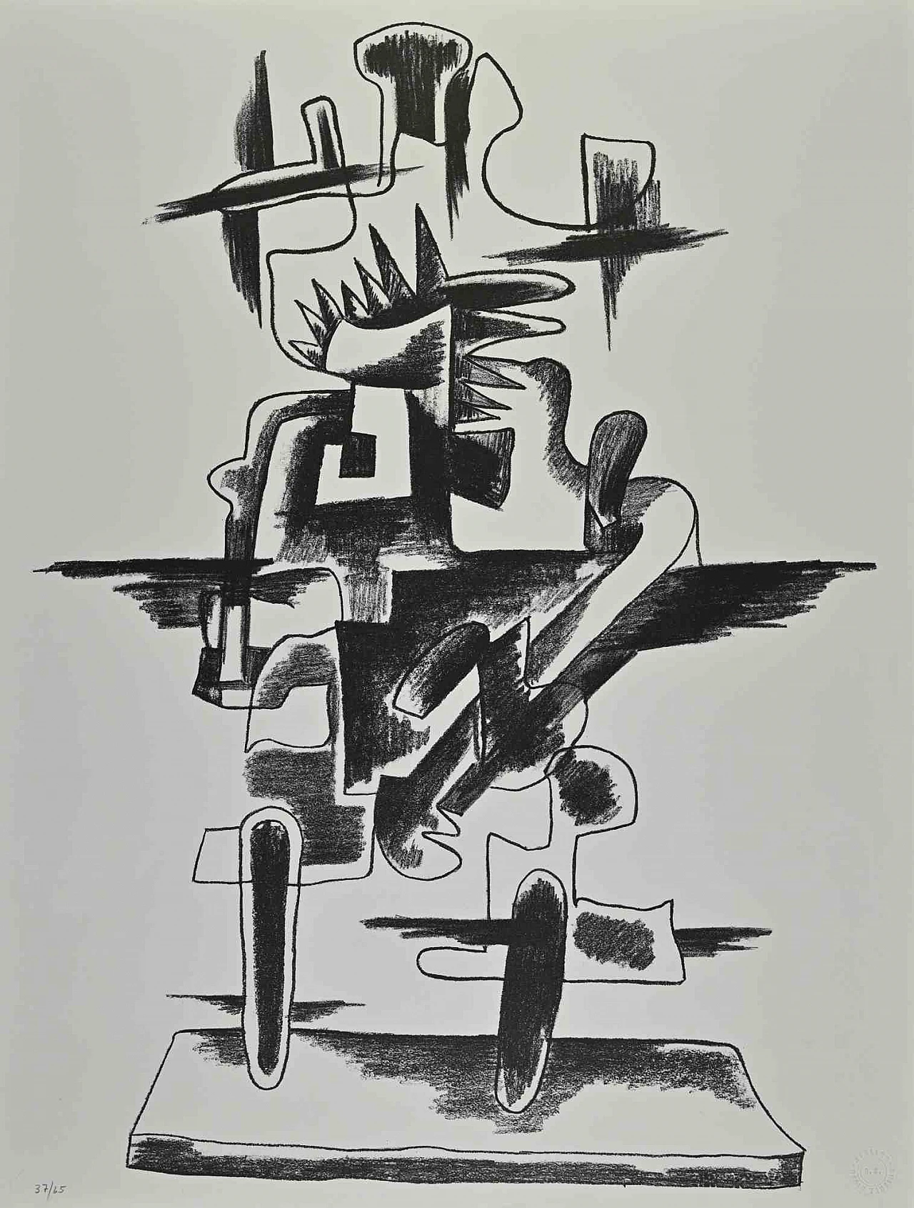 Ossip Zadkine, Composition, Lithograph 2000s 1