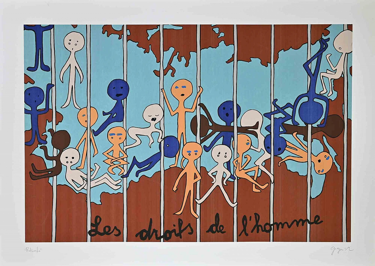 Martine Goyens, Composition Homage to Laurin-Lam, Digital Print 2000s 1