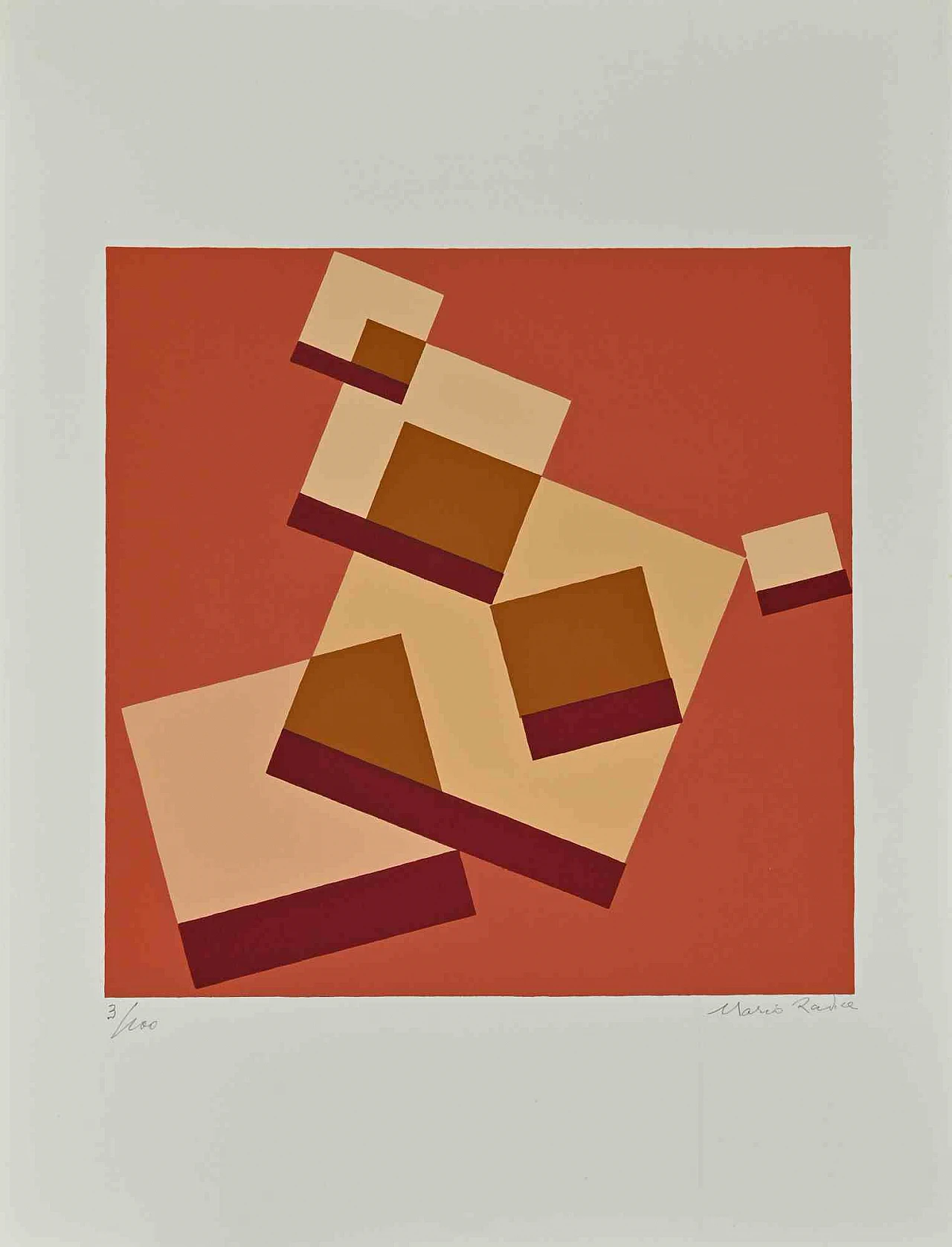 Mario Radice, Lesbo, Serigrafia 1960-1979 1