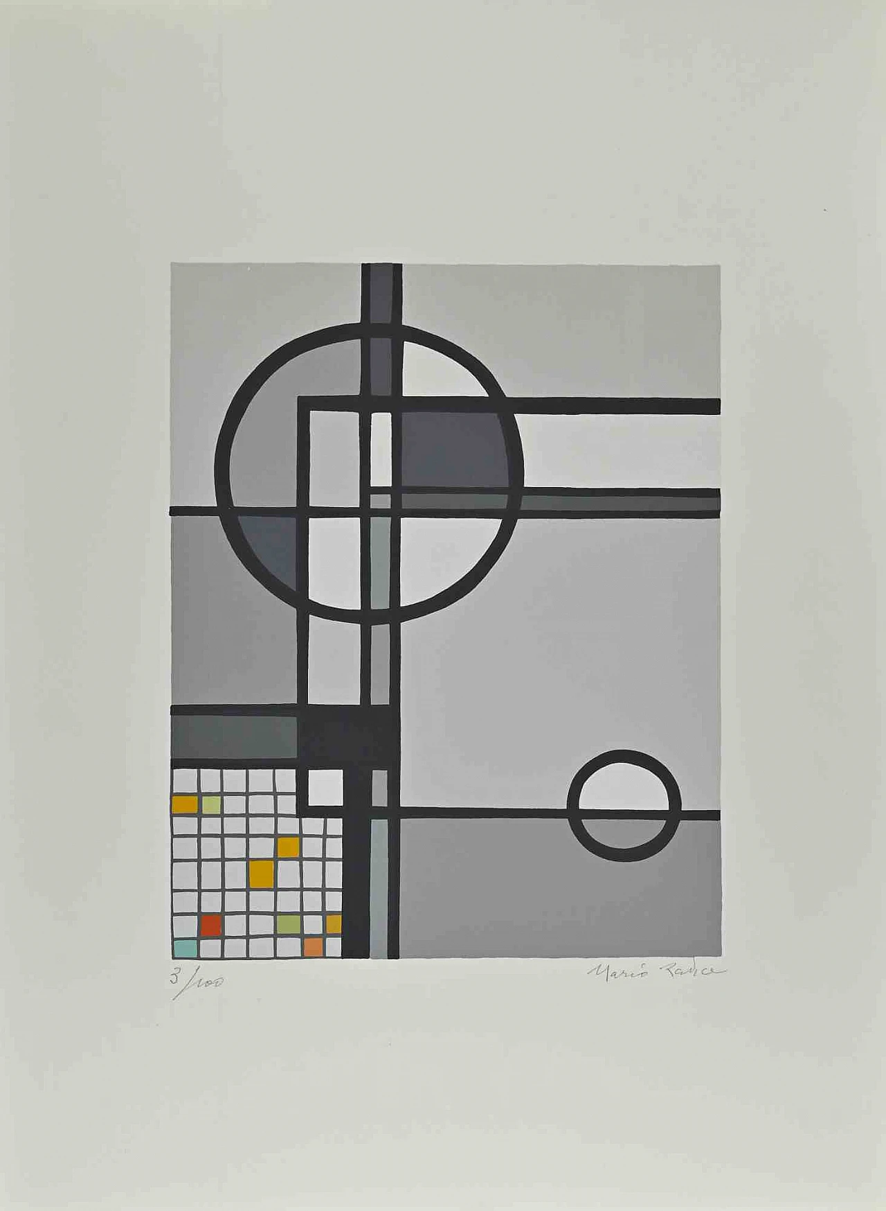 Mario Radice, The Promises of a Face, Screenprint 1960s-1970s 1