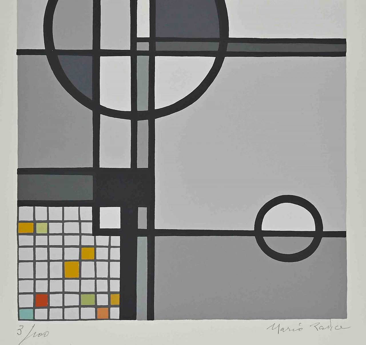 Mario Radice, The Promises of a Face, Screenprint 1960s-1970s 2