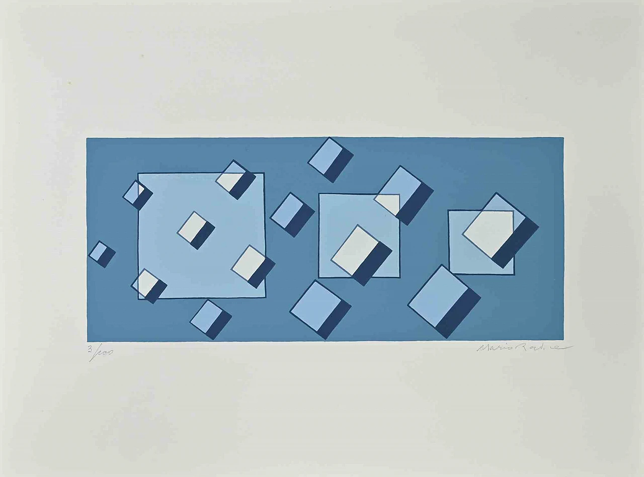 Mario Radice, The Destruction, Screenprint 1960s-1970s 1