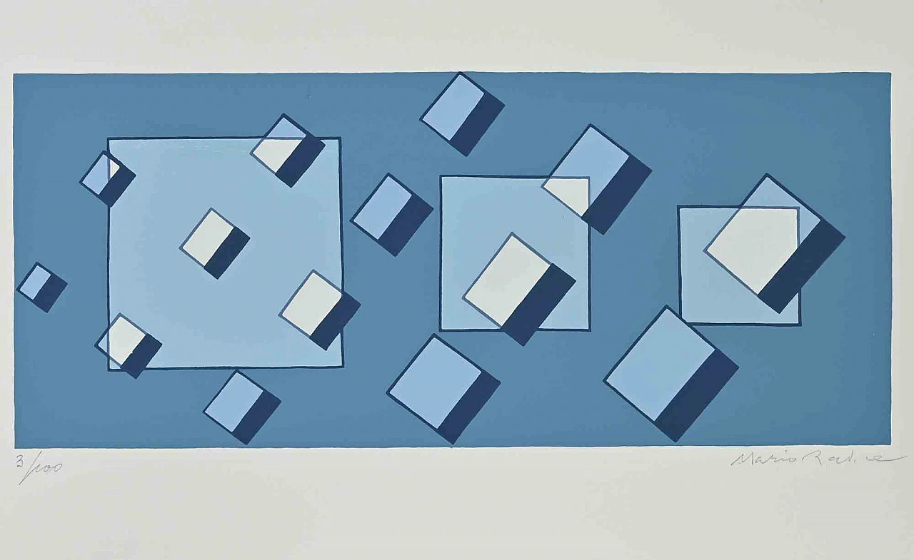 Mario Radice, The Destruction, Screenprint 1960s-1970s 2