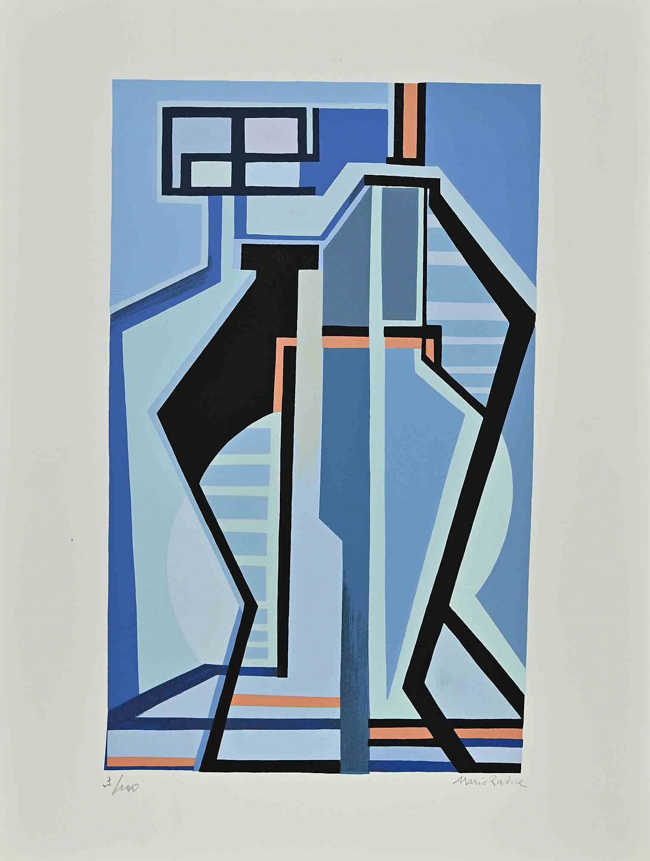 Mario Radice, The Irremediable, Screenprint 1960s-1970s 1