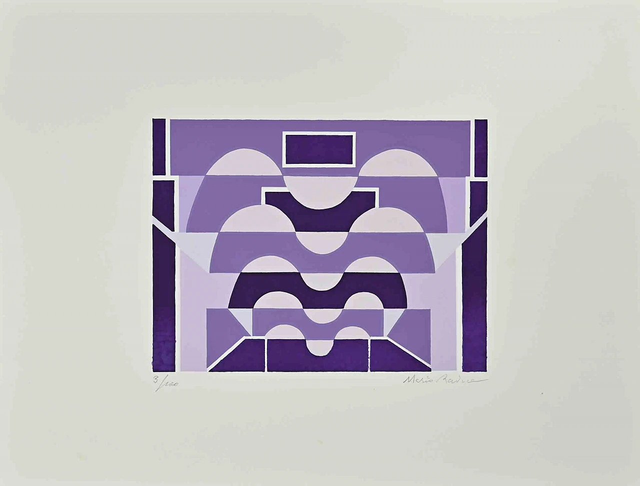 Mario Radice, Beauty, Screenprint 1960s-1970s 1