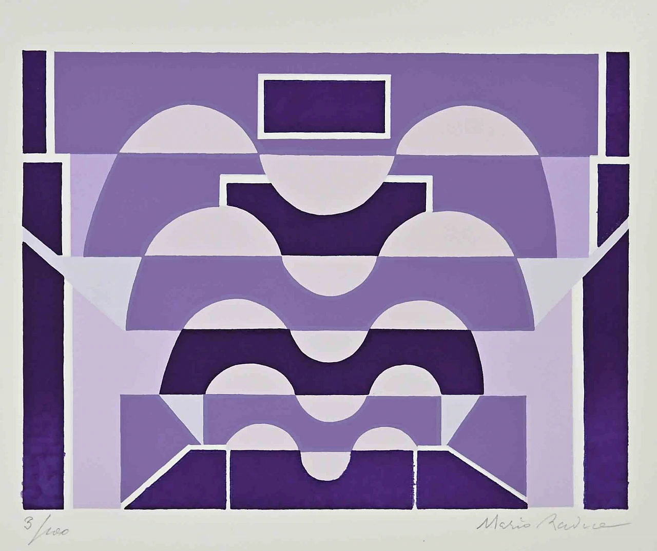 Mario Radice, Beauty, Screenprint 1960s-1970s 2