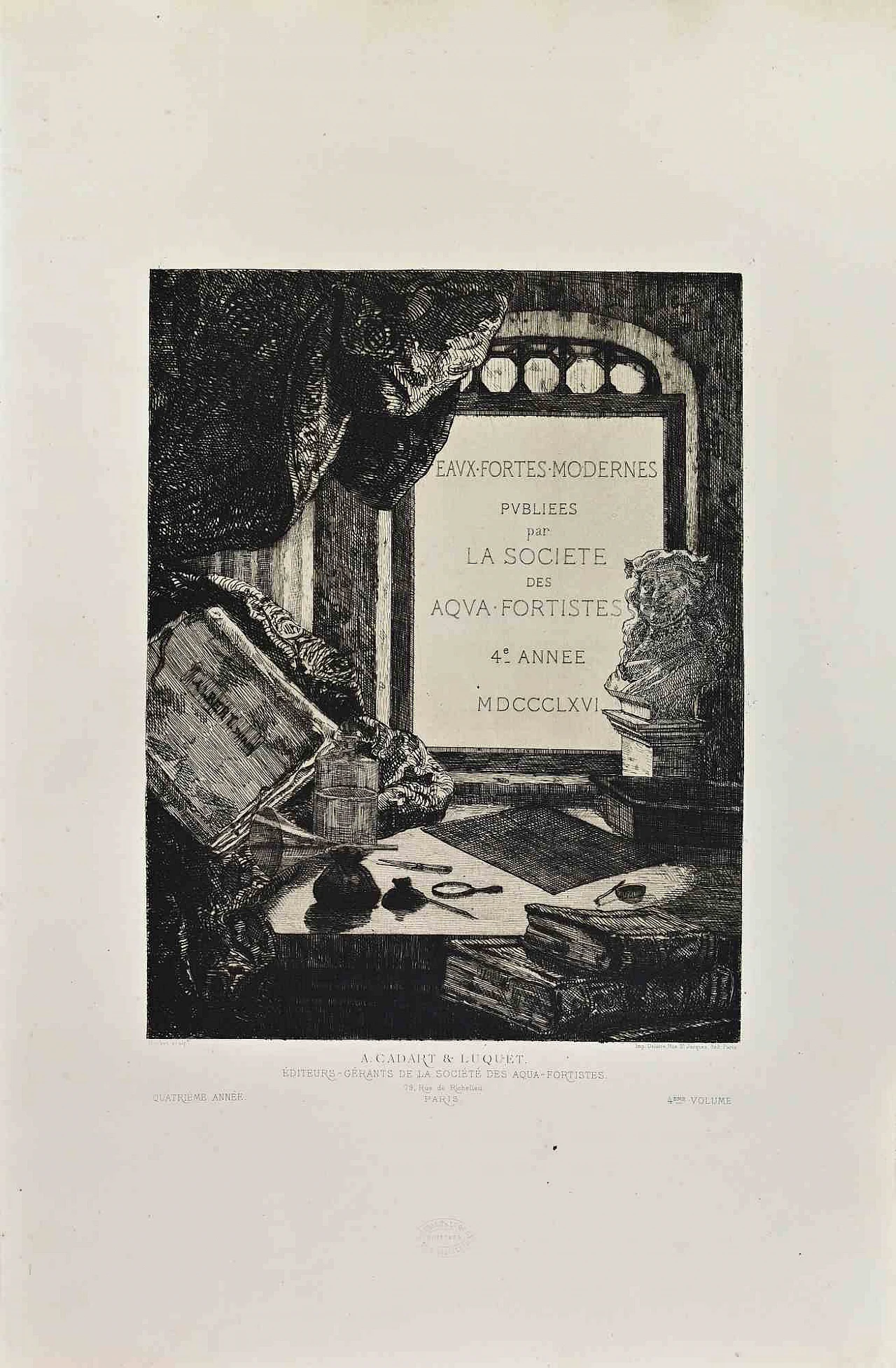 Ferdinand Roybet, A Cadart & Luquet, acquaforte '800 1