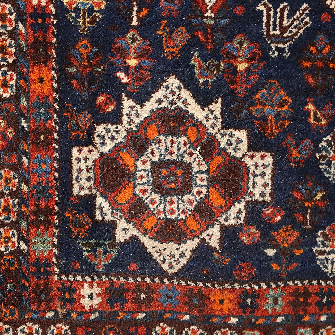 Tappeto Shiraz iraniano in lana 6