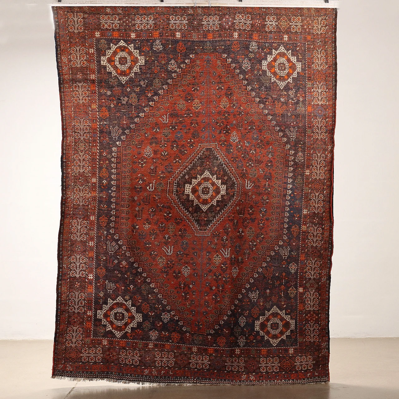 Tappeto Shiraz iraniano in lana 8