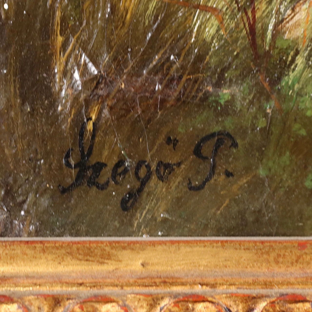 G. Szego, innamorati gitani, coppia di dipinti a olio su tela 8