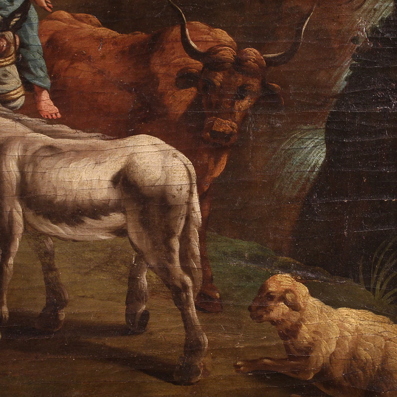 Bucolic landscape painting, 18th century 3