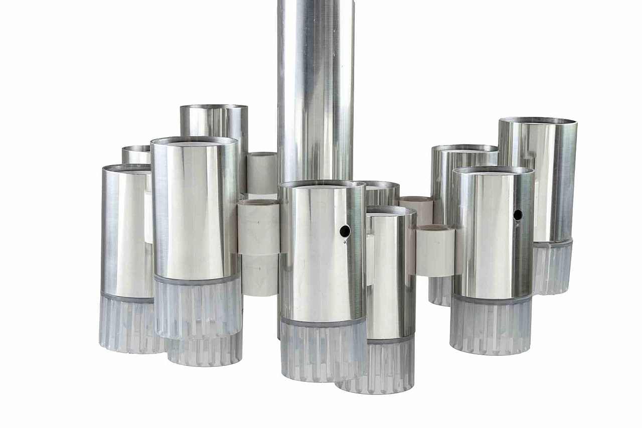 Angelo Gaetano Sciolari, Lampadario "Modernista" attr. a Gaetano Sciolari 1960-1979 2