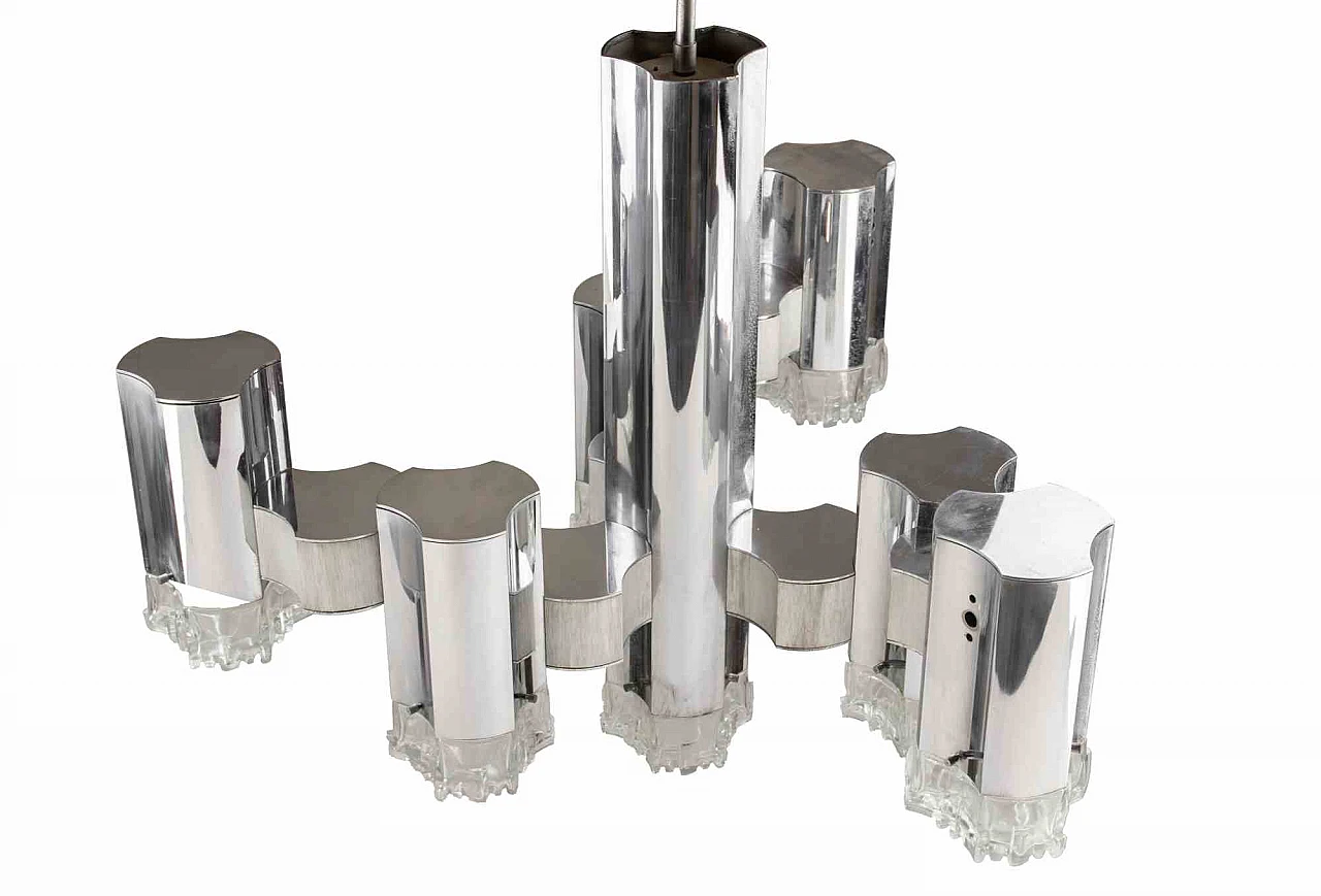 Angelo Gaetano Sciolari, Lampadario "Modernista" attr. a Gaetano Sciolari 1960-1979 3