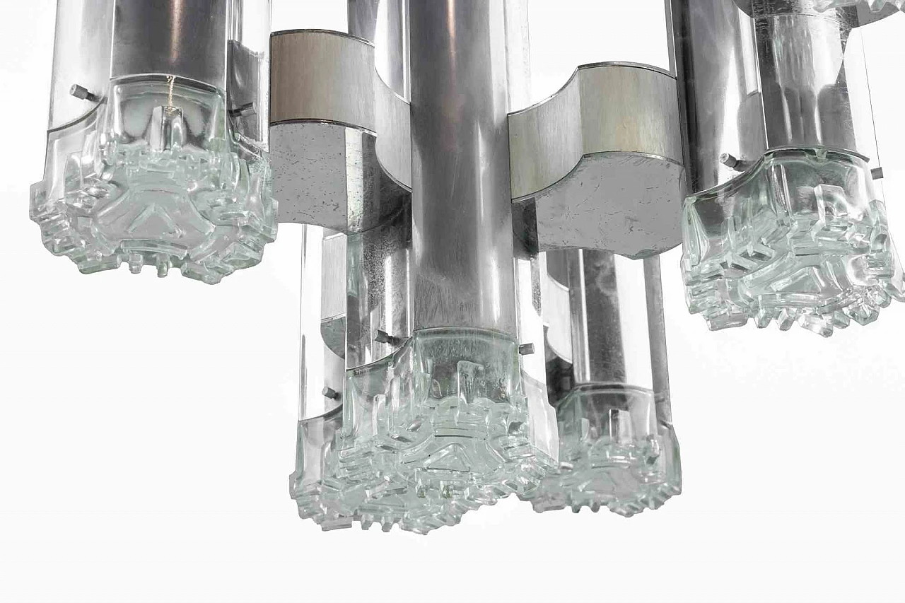 Angelo Gaetano Sciolari, Lampadario "Modernista" attr. a Gaetano Sciolari 1960-1979 5