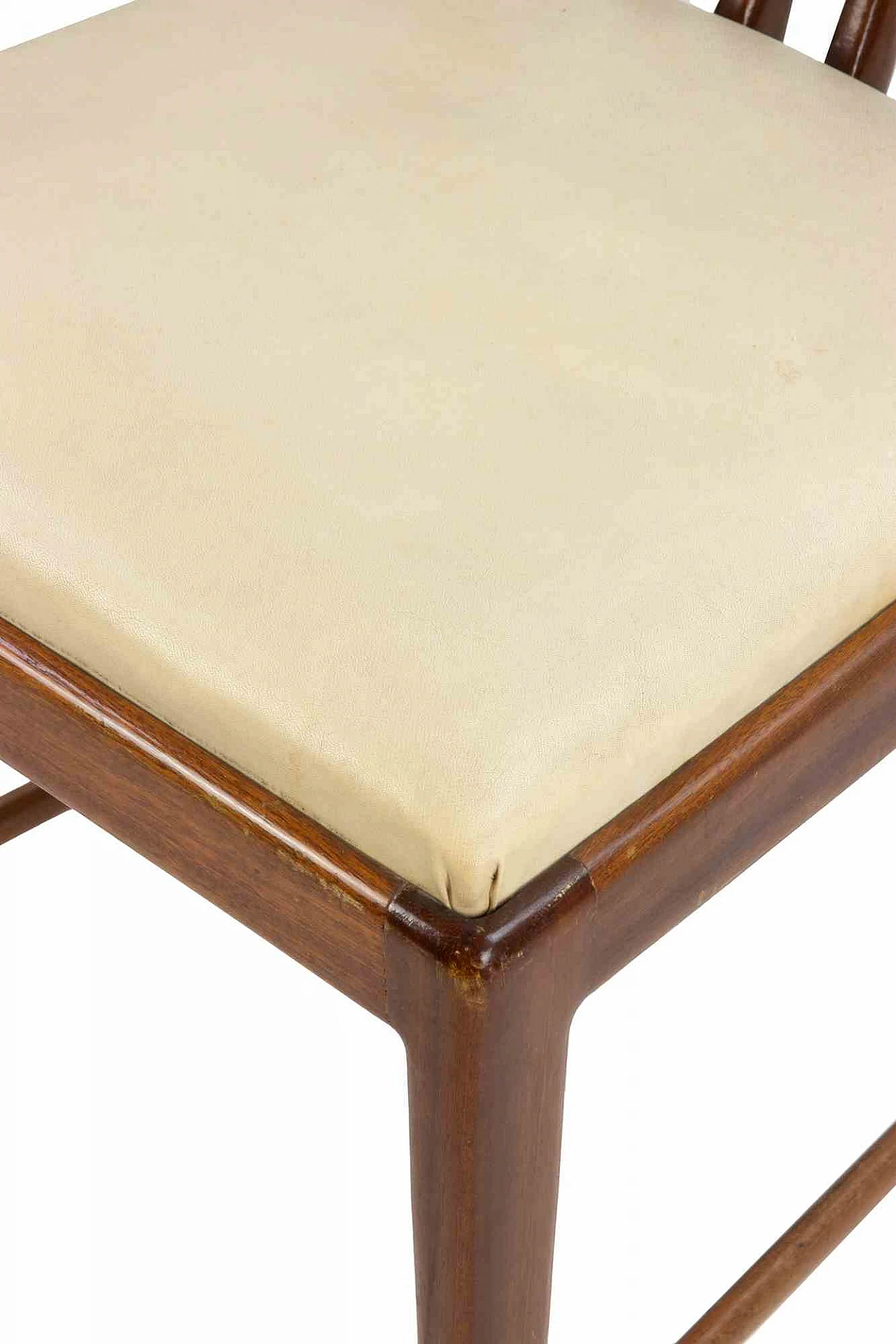 Sconosciuto, Set di 6 Sedie Vintage Produzione Italiana, anni '50 1940-1959 3