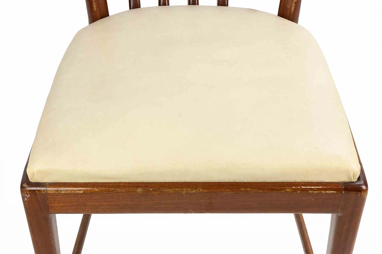 Sconosciuto, Set di 6 Sedie Vintage Produzione Italiana, anni '50 1940-1959 5