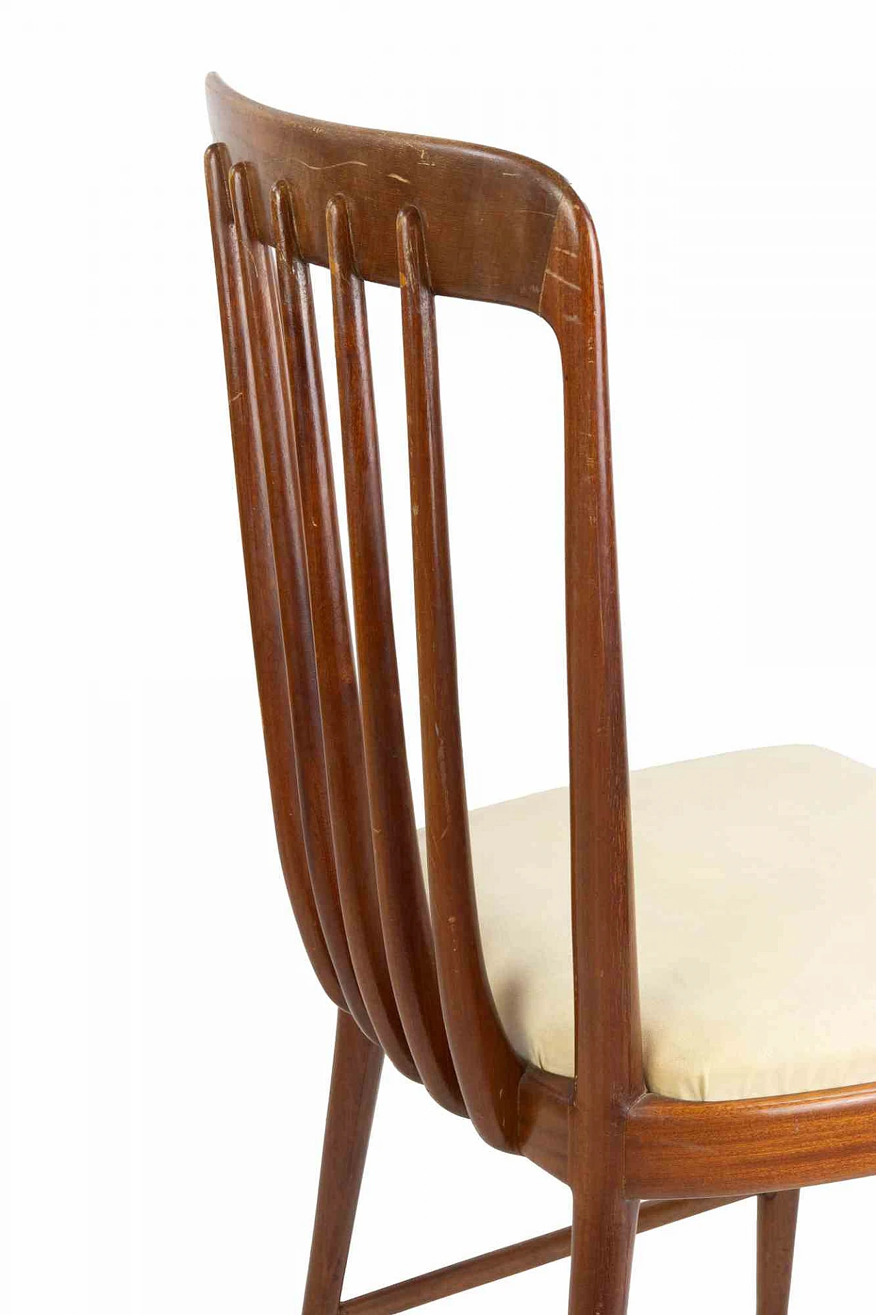 Sconosciuto, Set di 6 Sedie Vintage Produzione Italiana, anni '50 1940-1959 6