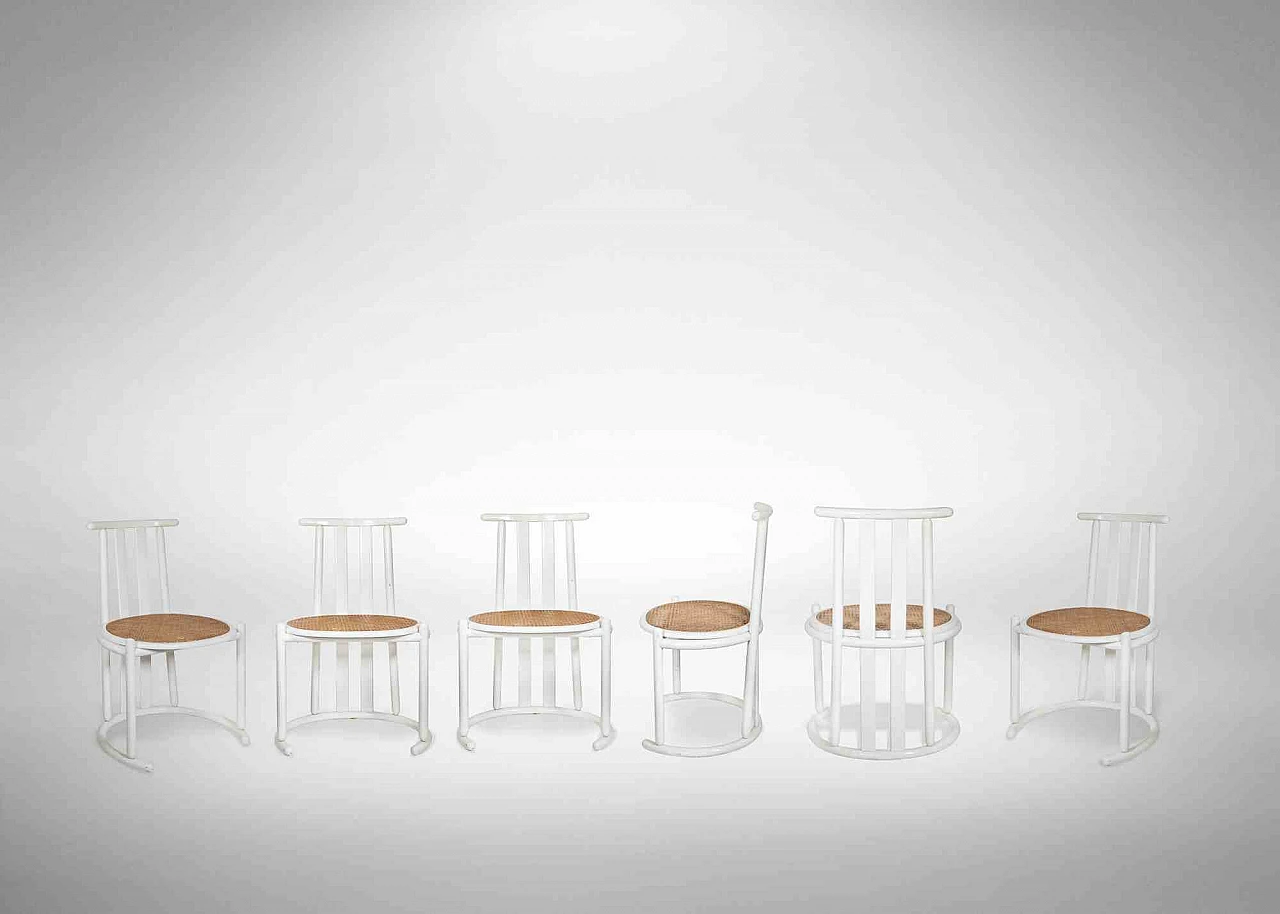 n.a., Set of Six Chairs Baumann Style 1960s-1970s 3