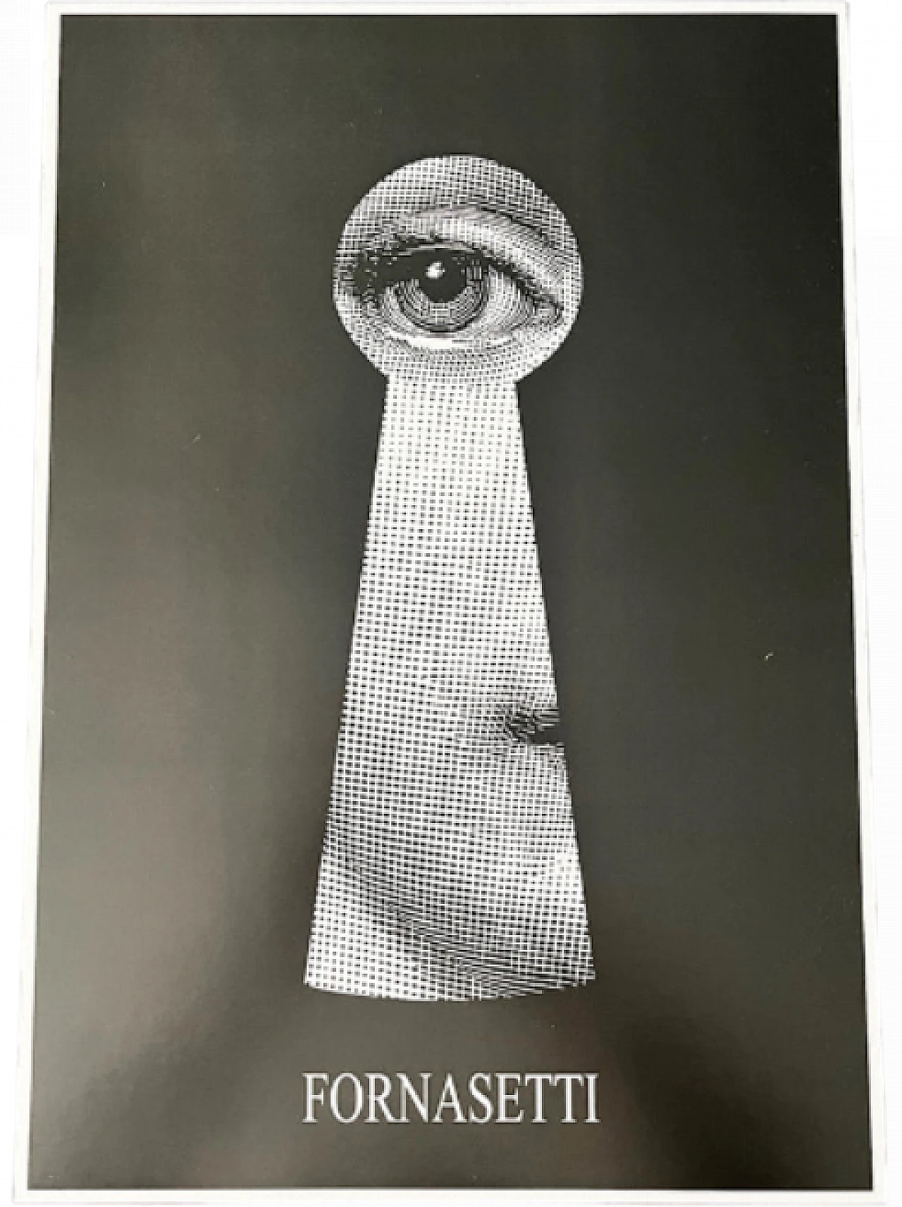 The Lock, poster by Fornasetti Temi & Variazioni, 1990s | intOndo