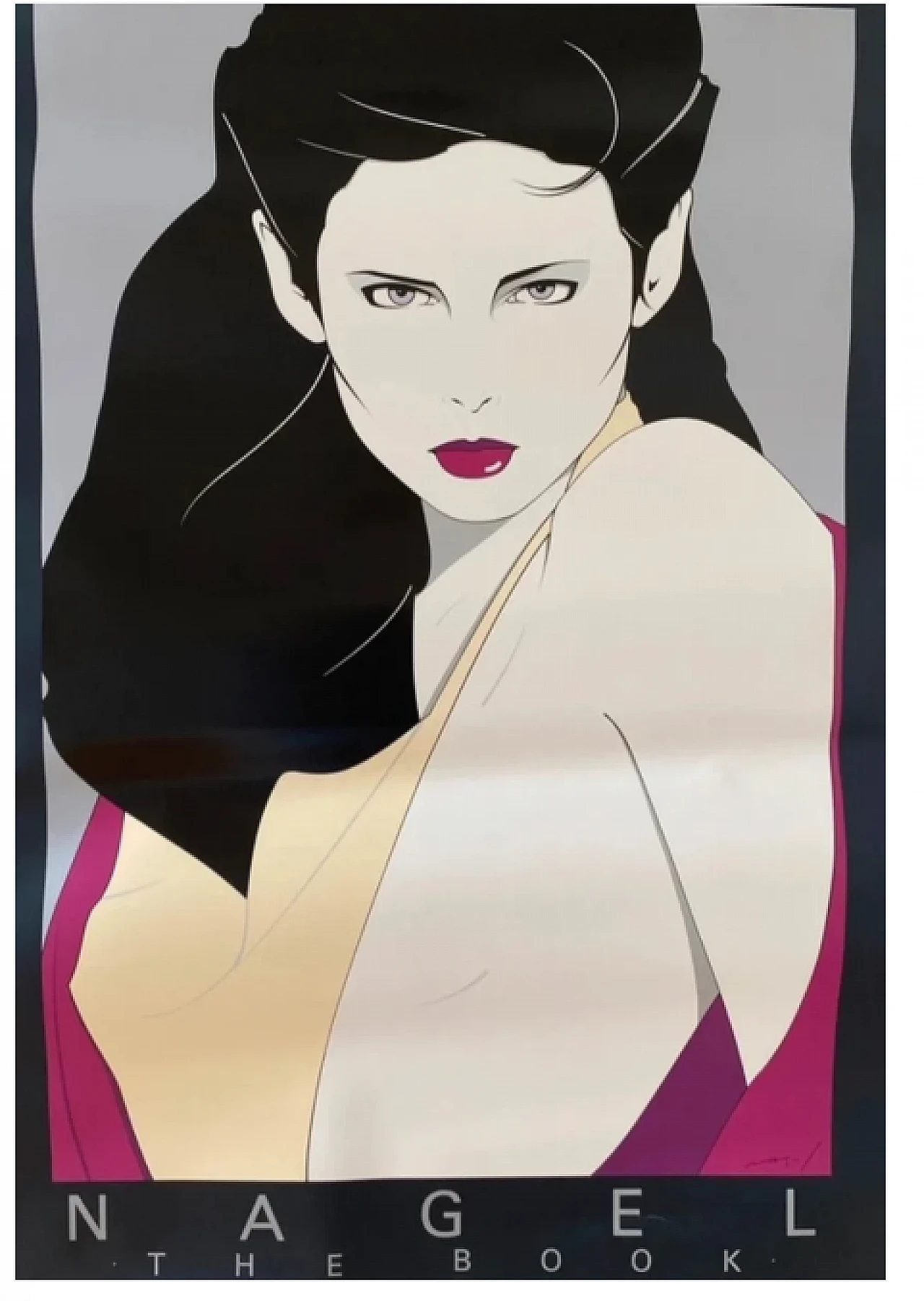 The Book, print by Patrick Nagel, 1980s 1
