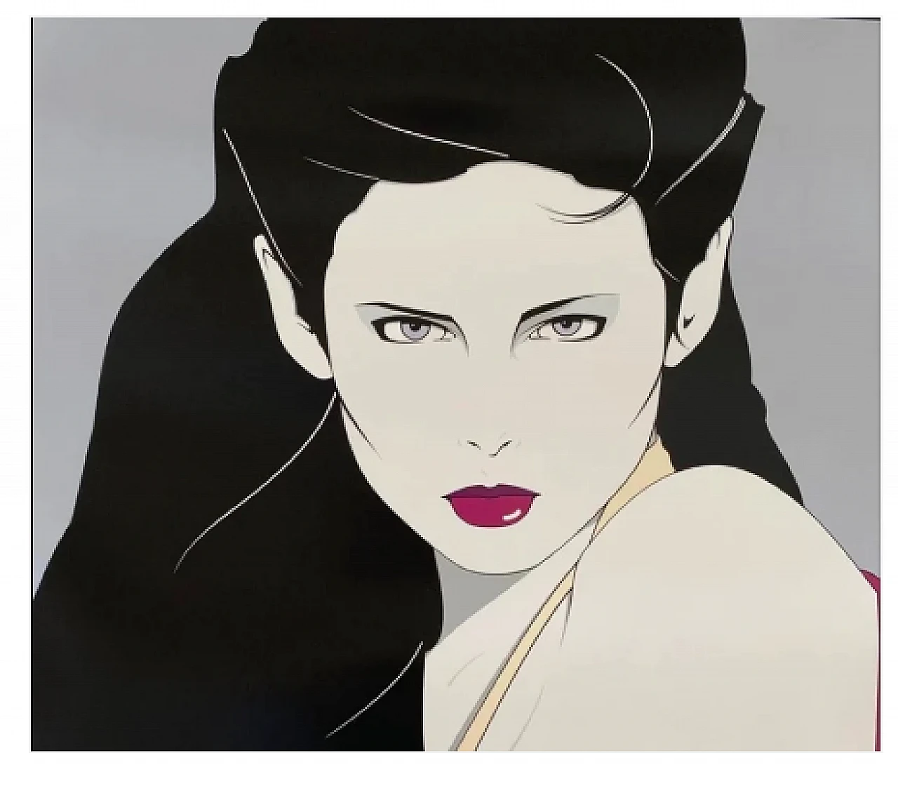 The Book, print by Patrick Nagel, 1980s 2