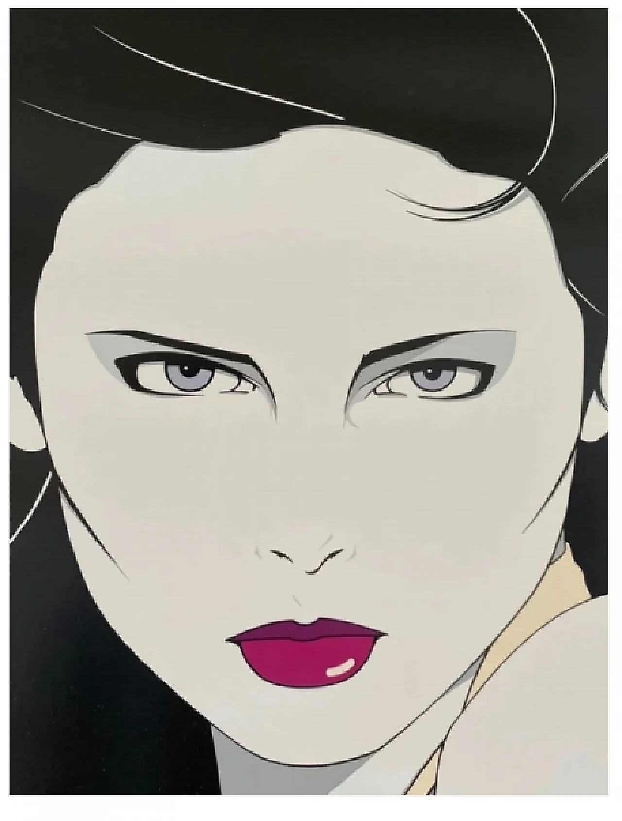 The Book, print by Patrick Nagel, 1980s 3