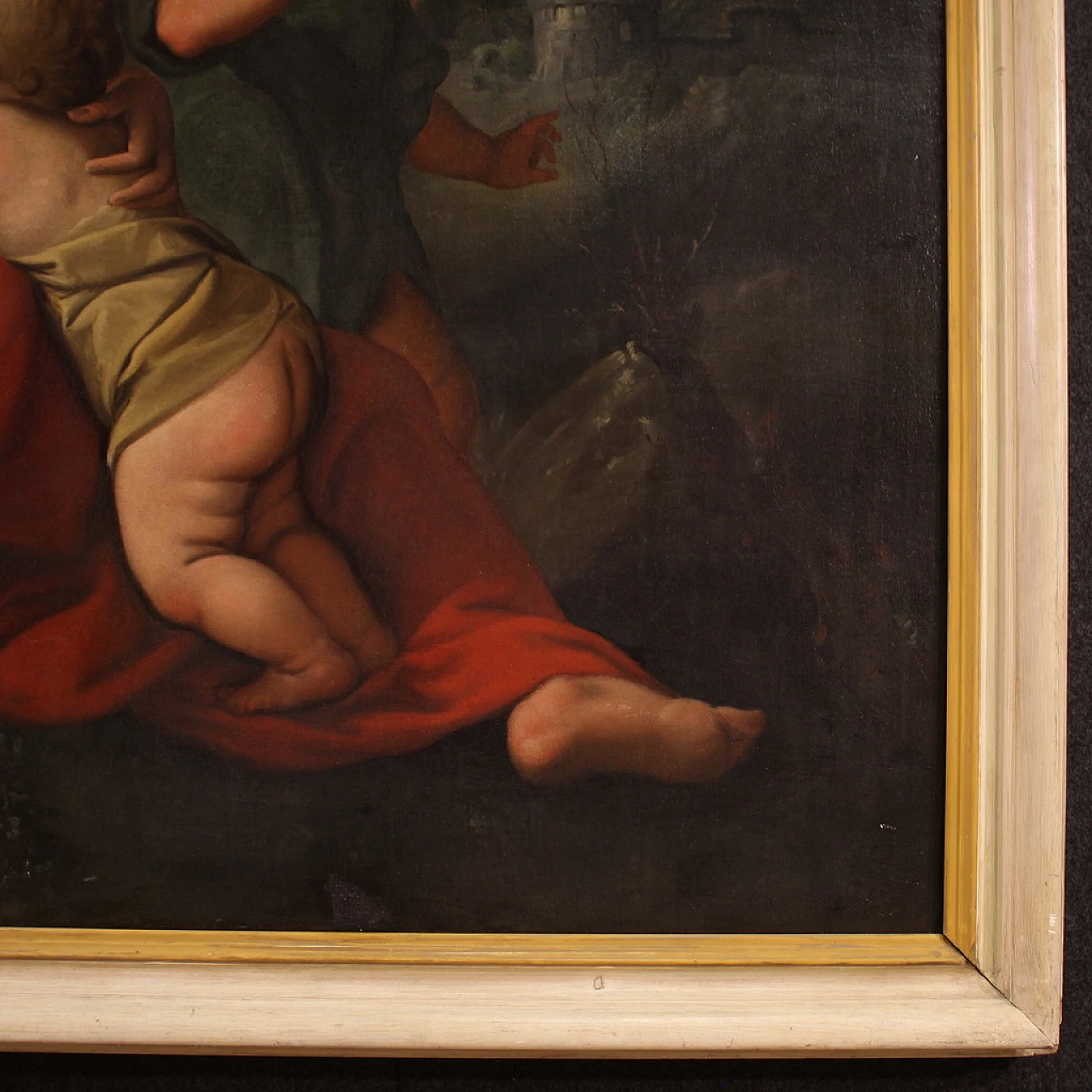 Italian painting, allegory of charity,  17th century 13