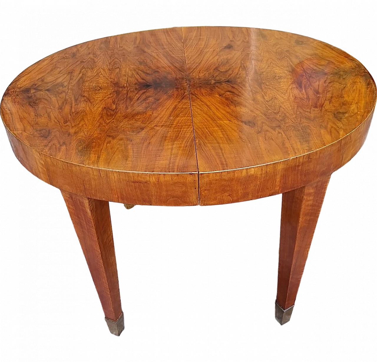 Extendable dining table in walnut by Gio Ponti, 1930s 5