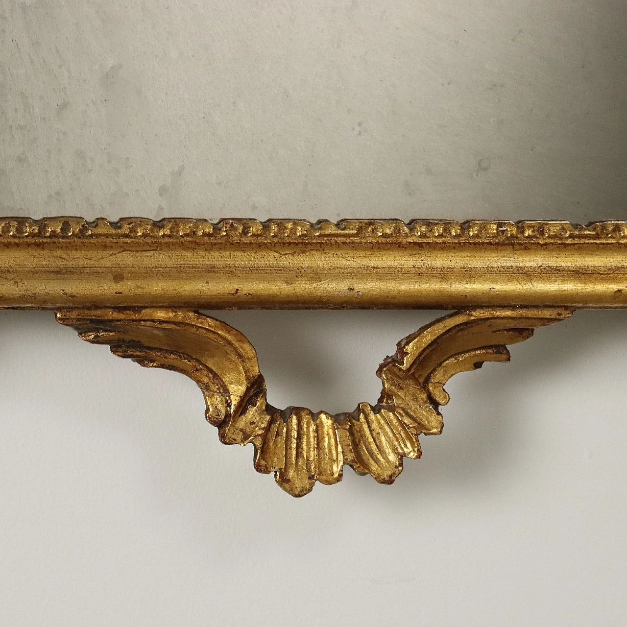 Carved and gilded wooden mirror, early 20th century 7