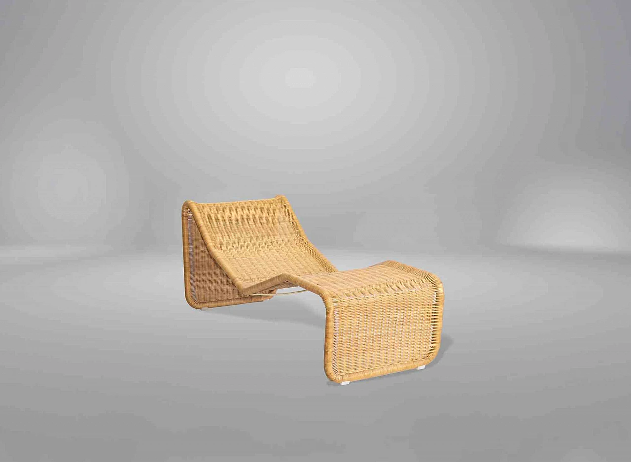 Tito Agnoli, Vintage Chaise Longue P3S by Tito Agnoli for Bonacina 1960s-1970s 1