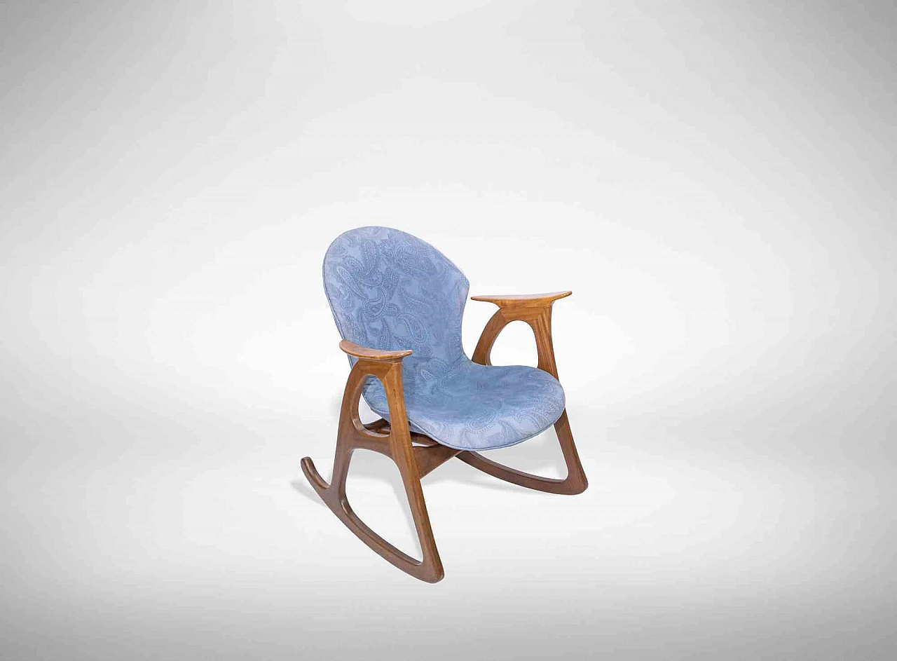 Aage Christiansen, Danish Rocking Chair 1960s-1970s 1