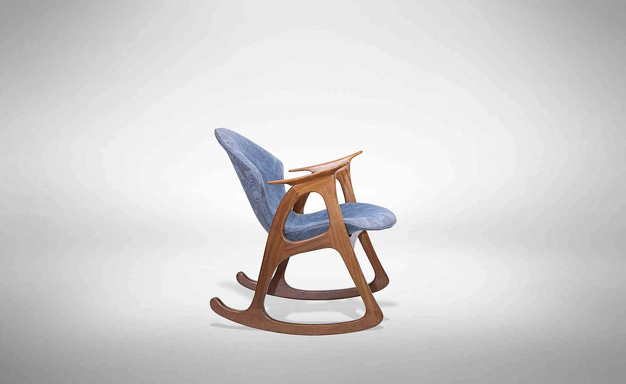 Aage Christiansen, Danish Rocking Chair 1960s-1970s 4