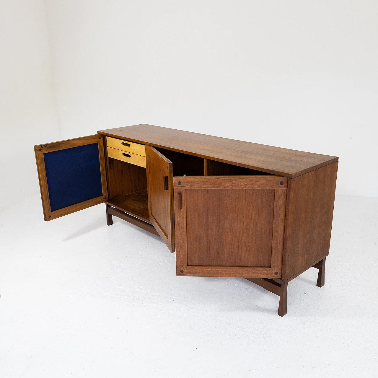 Credenza in legno di teak di Saima, anni '60 8