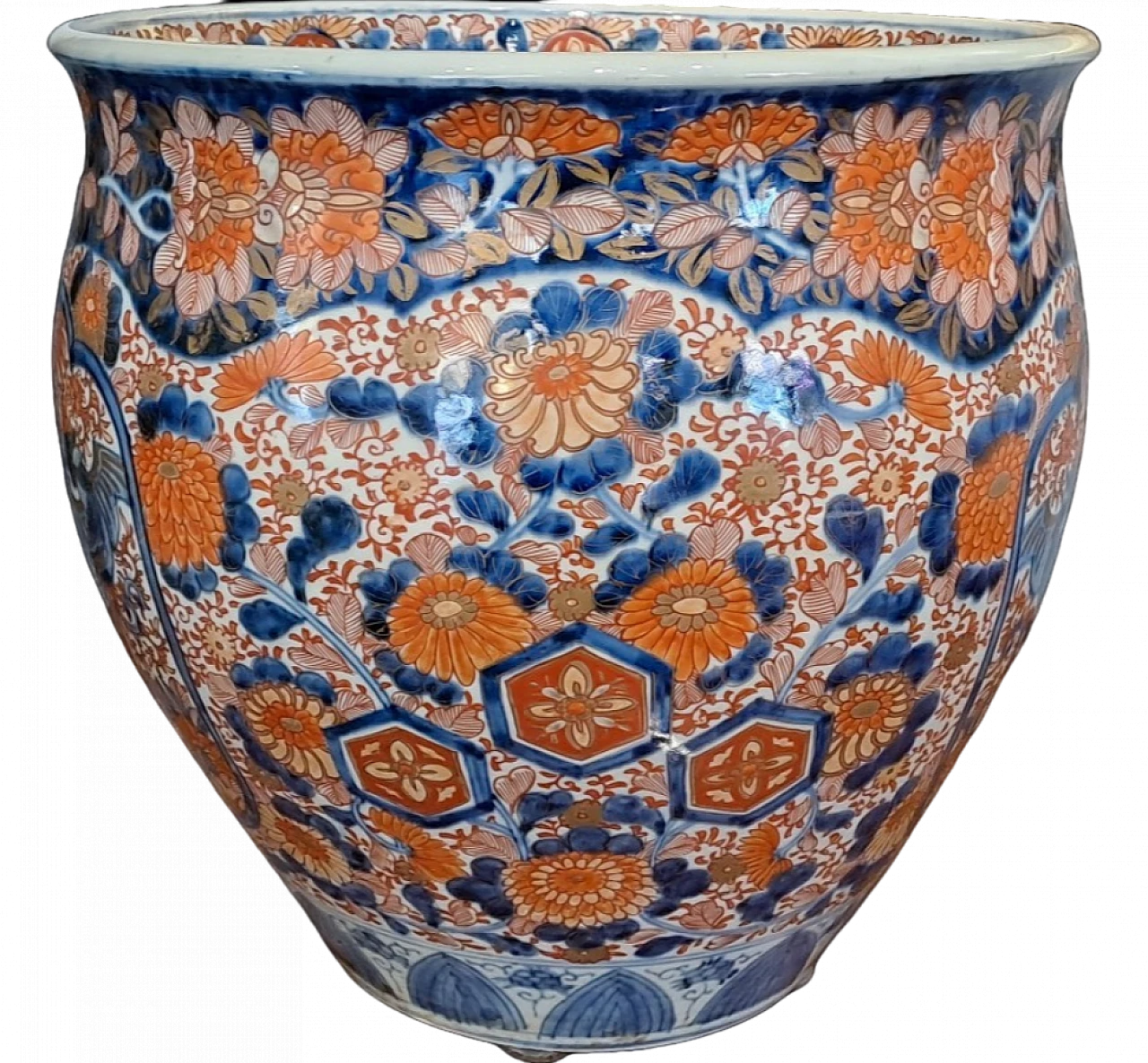 Cachepot Imari in porcellana giapponese, '800 9