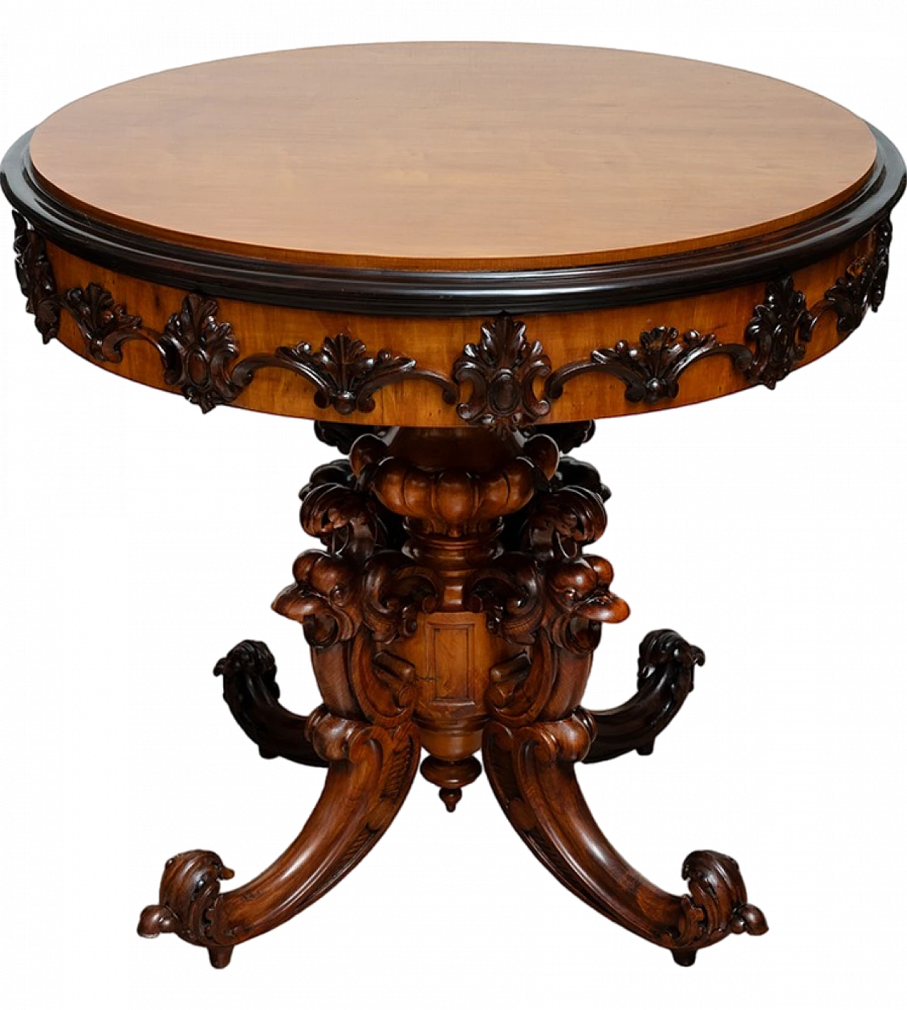 Louis Philippe round coffee table, 19th century 5
