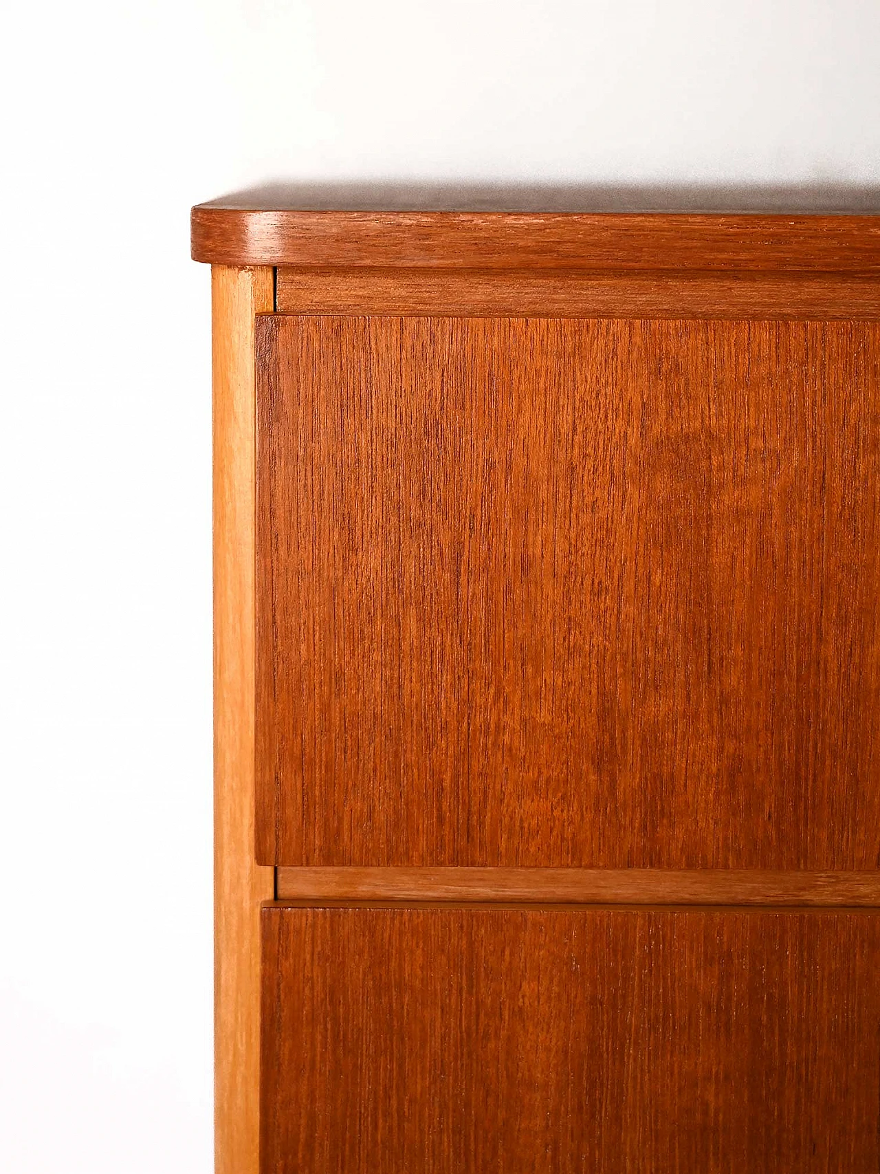 Scandinavian vintage cabinet with door and drawers 6